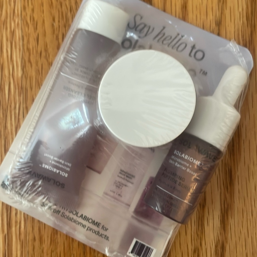 NIB SOLAWAVE Solabiome mini kit 3 pieces